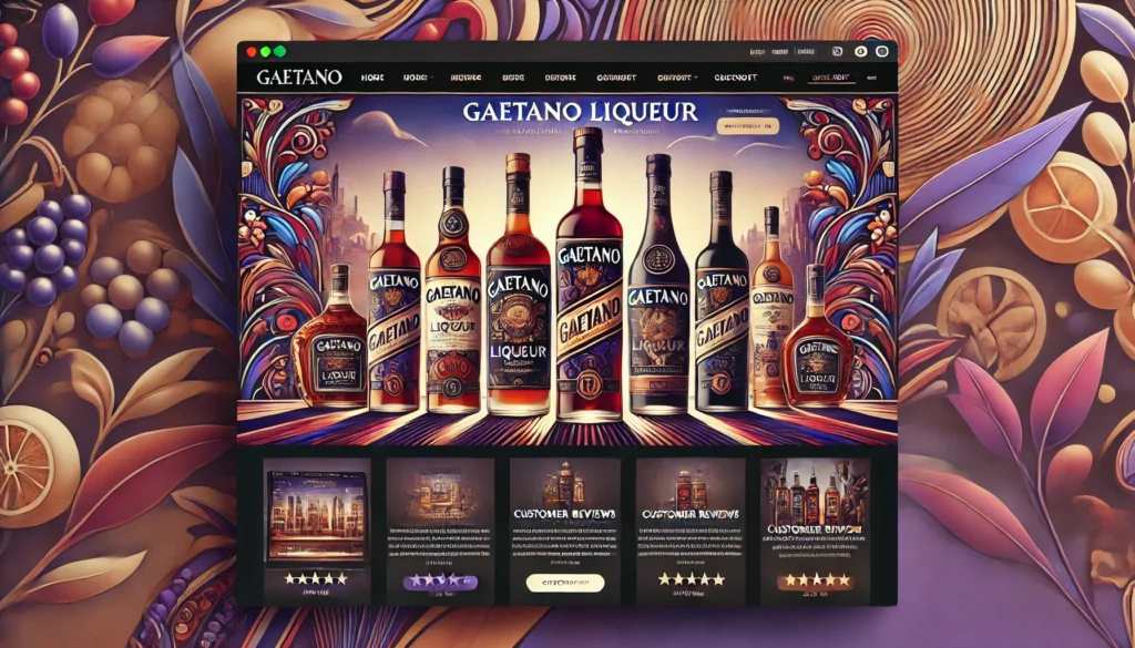 gaetano liqueur brand website